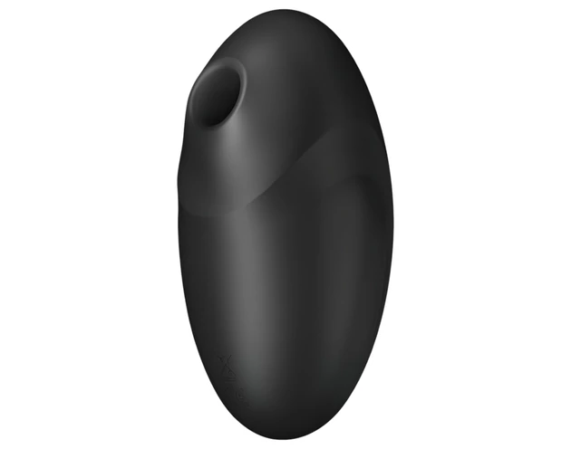 Satisfyer Vulva Lover 3 - léghullámos csiklóizgató (fekete)