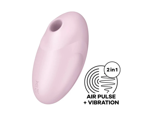 Satisfyer Vulva Lover 3 - akkus, léghullámos csiklóizgató (pink)