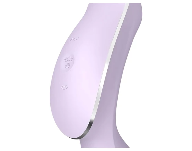 Satisfyer Curvy Trinity 2 - léghullámos 2in1 vibrátor (lila)