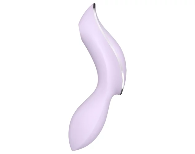 Satisfyer Curvy Trinity 2 - léghullámos 2in1 vibrátor (lila)