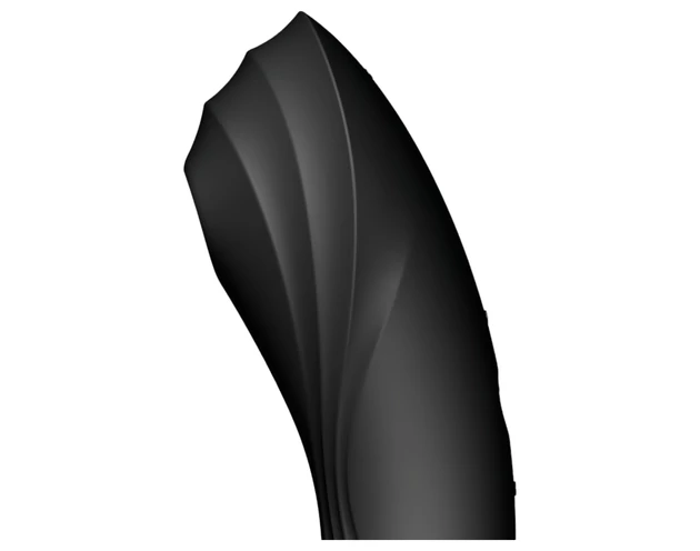 Satisfyer Curvy Trinity 4 - léghullámos 2in1 vibrátor (fekete)