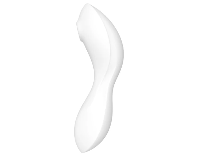 Satisfyer Curvy Trinity 5+ - okos 2in1 vibrátor (fehér)