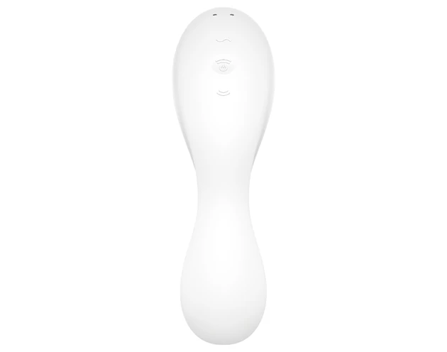 Satisfyer Curvy Trinity 5+ - okos 2in1 vibrátor (fehér)