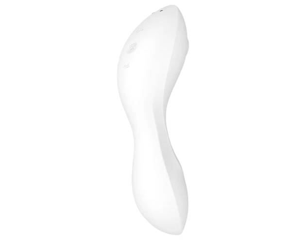 Satisfyer Curvy Trinity 5+ - okos 2in1 vibrátor (fehér)