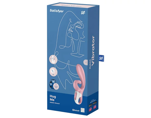 Satisfyer Hug Me - okos csiklókaros vibrátor (pink)