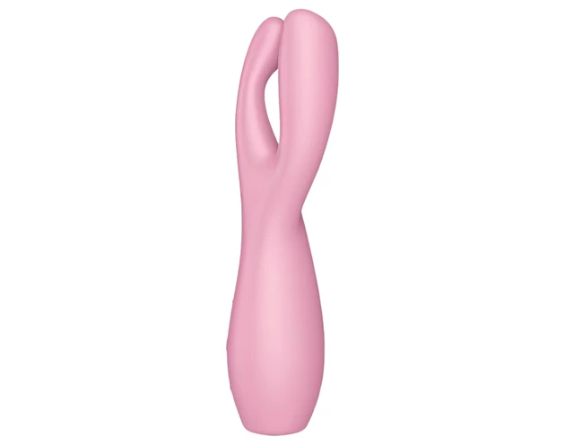 Satisfyer Threesome 3 - akkus csikló vibrátor (pink)