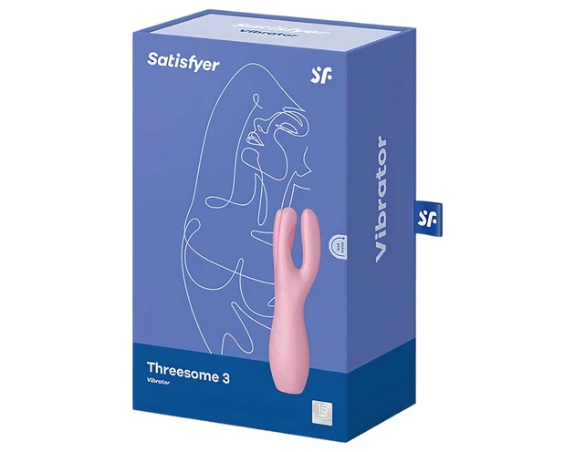 Satisfyer Threesome 3 - akkus csikló vibrátor (pink)