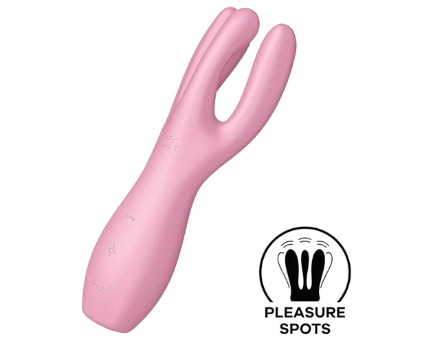 Satisfyer Threesome 3 - akkus csikló vibrátor (pink)
