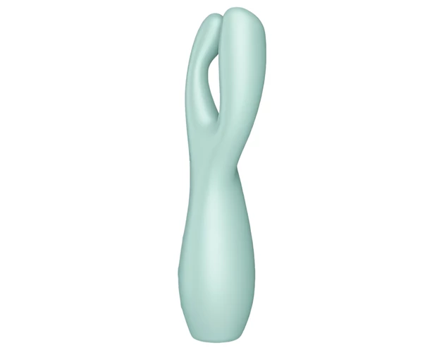 Satisfyer Threesome 3 - akkus csikló vibrátor (menta)