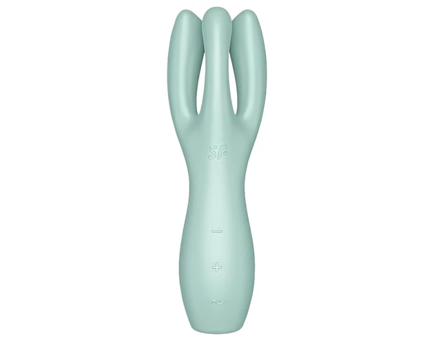 Satisfyer Threesome 3 - akkus csikló vibrátor (menta)