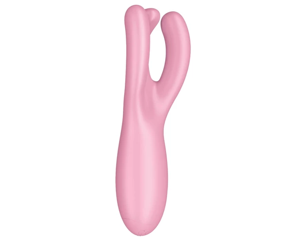 Satisfyer Threesome 4 - okos csikló vibrátor (pink)
