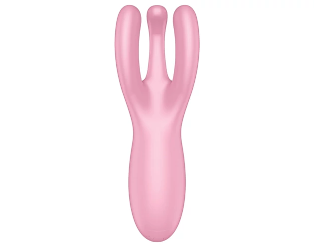 Satisfyer Threesome 4 - okos csikló vibrátor (pink)