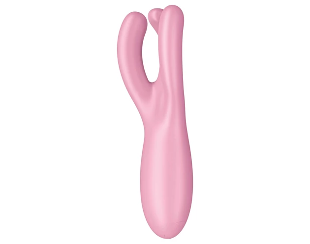 Satisfyer Threesome 4 - okos csikló vibrátor (pink)