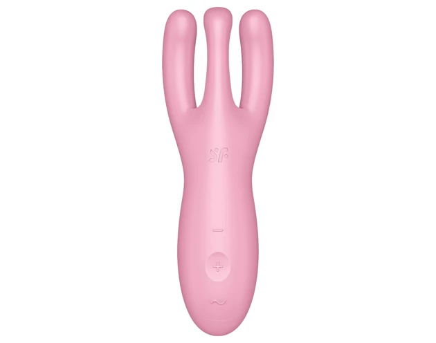 Satisfyer Threesome 4 - okos csikló vibrátor (pink)