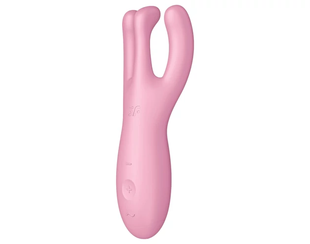 Satisfyer Threesome 4 - okos csikló vibrátor (pink)