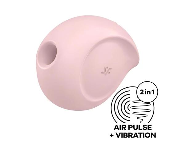 Satisfyer Sugar Rush - léghullámos csikló vibrátor (pink)
