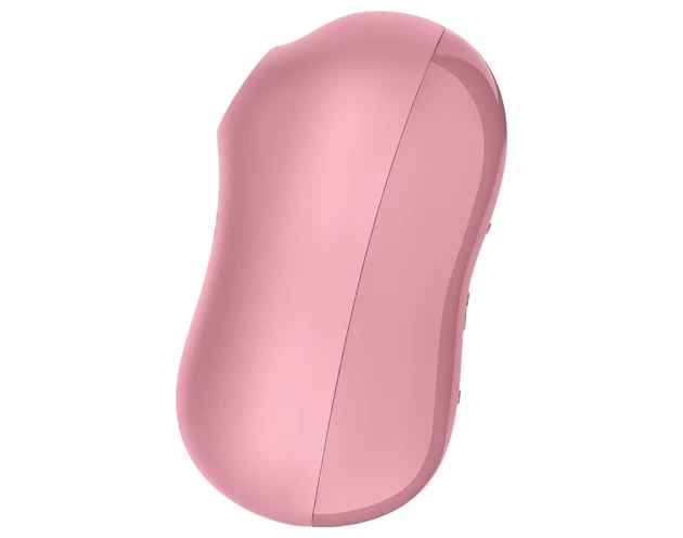 Satisfyer Cotton Candy - léghullámos csikló vibrátor (korall)