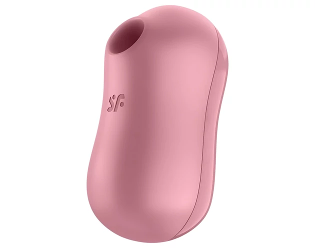 Satisfyer Cotton Candy - léghullámos csikló vibrátor (korall)