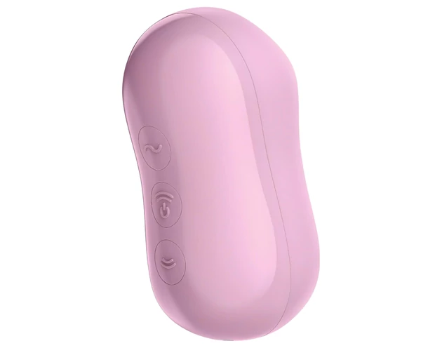 Satisfyer Cotton Candy - akkus léghullámos csikló vibrátor (lila)