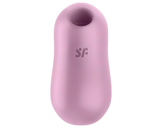 Satisfyer Cotton Candy - akkus léghullámos csikló vibrátor (lila)