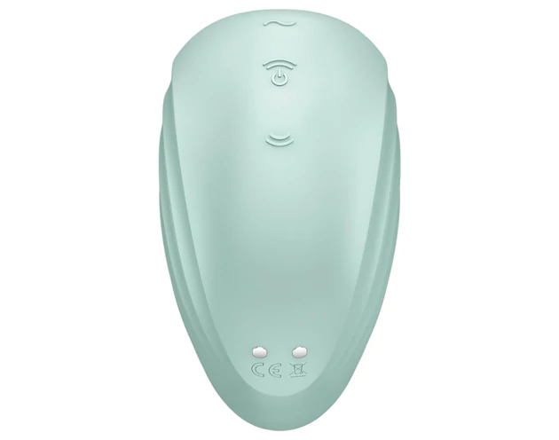 Satisfyer Pearl Diver - léghullámos csikló vibrátor (menta)
