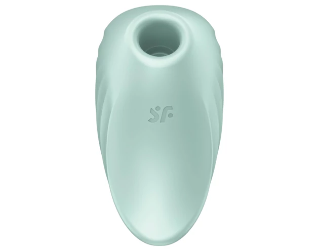 Satisfyer Pearl Diver - léghullámos csikló vibrátor (menta)