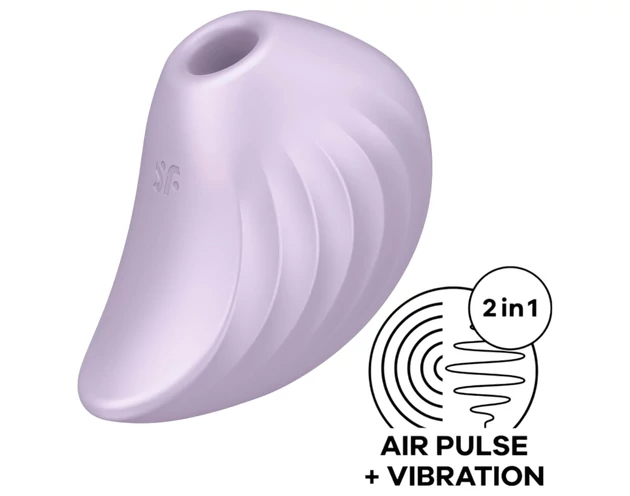 Satisfyer Pearl Diver - léghullámos csikló vibrátor (viola)
