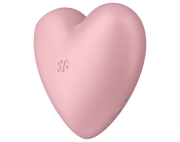 Satisfyer Cutie Heart - akkus léghullámos csikló vibrátor (pink)