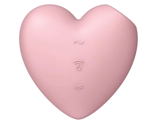 Satisfyer Cutie Heart - akkus léghullámos csikló vibrátor (pink)