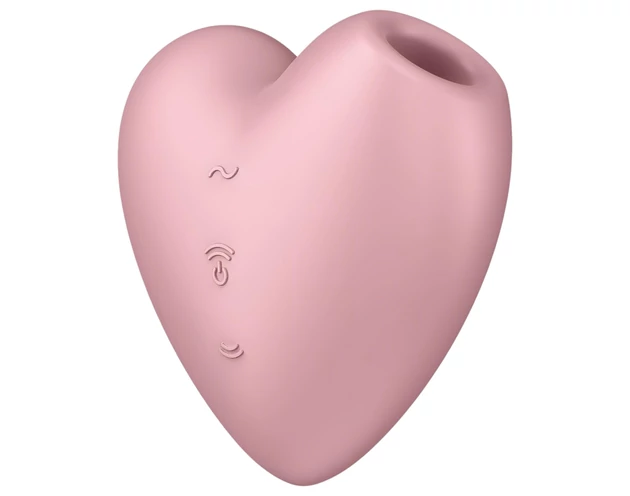 Satisfyer Cutie Heart - akkus léghullámos csikló vibrátor (pink)