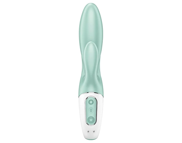 Satisfyer Air Pump Bunny 5 - okos pumpálható vibrátor (menta)