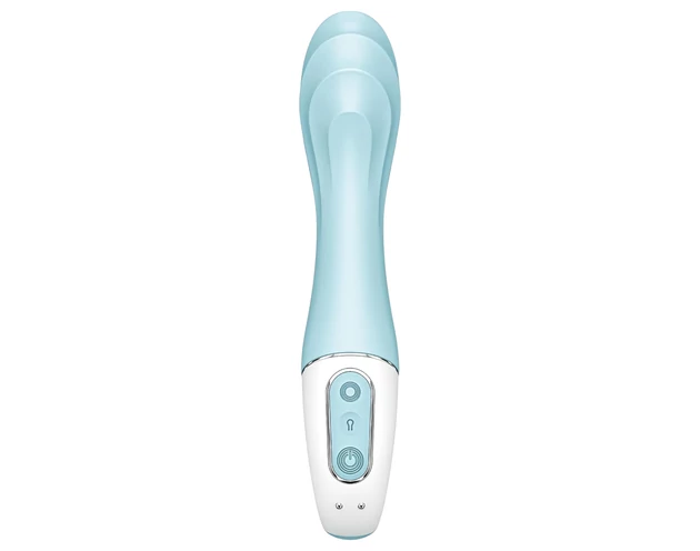 Satisfyer Air Pump Vibrator 5 - okos pumpálható vibrátor (kék)