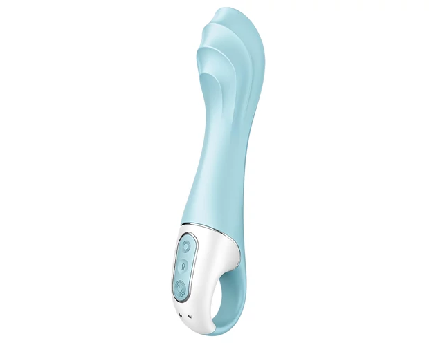 Satisfyer Air Pump Vibrator 5 - okos pumpálható vibrátor (kék)