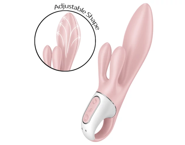 Satisfyer Air Pump Bunny 3 - pumpálható vibrátor (pink)