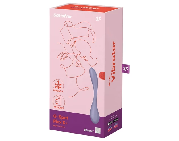 Satisfyer G-spot Flex 5 - okos G-pont vibrátor (lila)