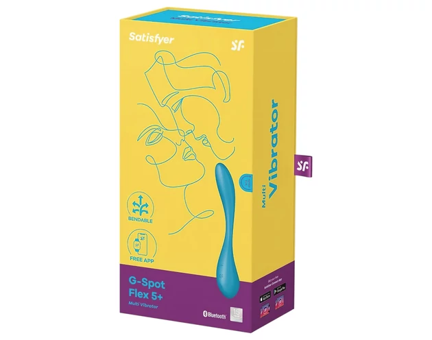 Satisfyer G-spot Flex 5 - okos G-pont vibrátor (zöld)
