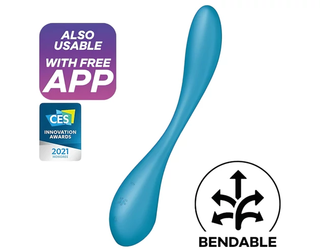 Satisfyer G-spot Flex 5 - okos G-pont vibrátor (zöld)