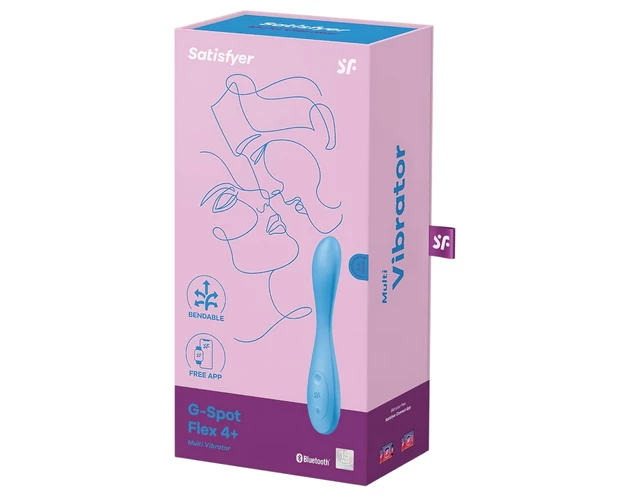 Satisfyer G-spot Flex 4 - okos G-pont vibrátor (türkiz)