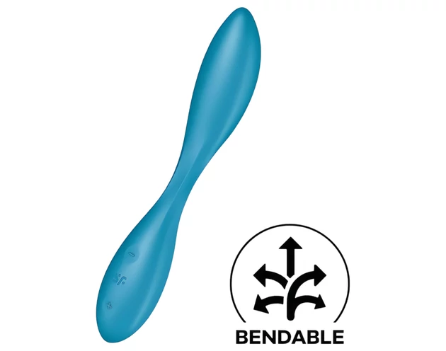 Satisfyer G-spot Flex 1 - akkus, vízálló G-pont vibrátor (zöld)
