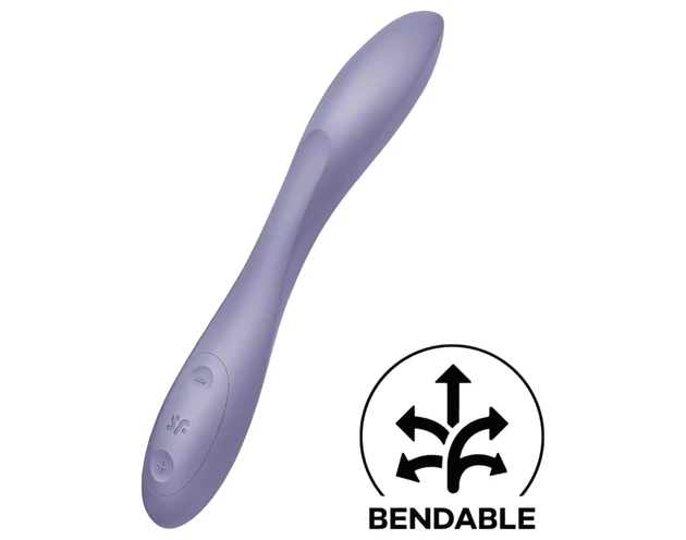 Satisfyer G-spot Flex 2 - akkus, vízálló G-pont vibrátor (viola)