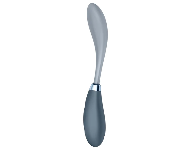 Satisfyer G-Spot Flex 3 - akkus G-pont vibrátor (szürke)