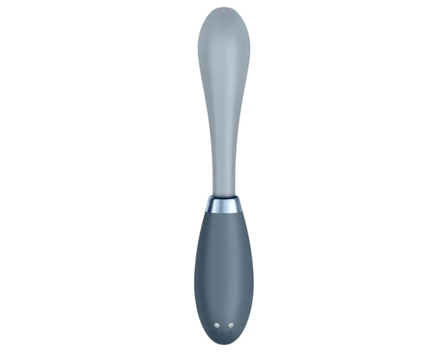 Satisfyer G-Spot Flex 3 - akkus G-pont vibrátor (szürke)