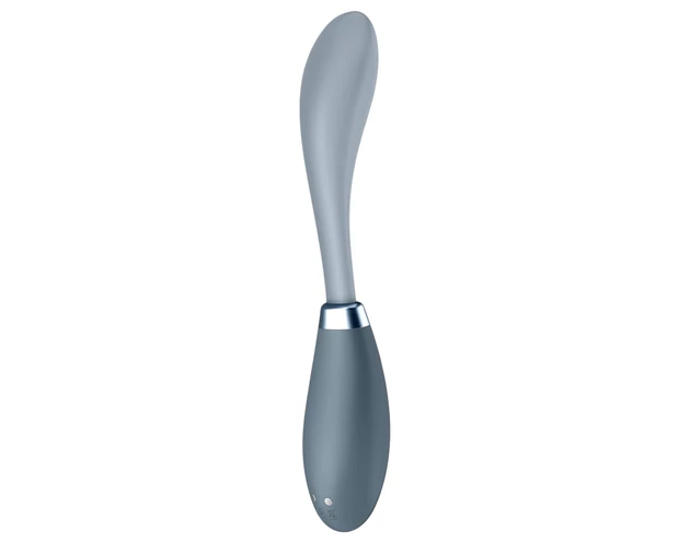 Satisfyer G-Spot Flex 3 - akkus G-pont vibrátor (szürke)