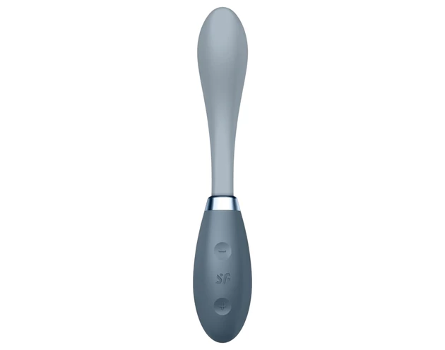 Satisfyer G-Spot Flex 3 - akkus G-pont vibrátor (szürke)