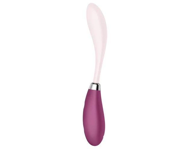 Satisfyer G-Spot Flex 3 - akkus G-pont vibrátor (pink-vörös)
