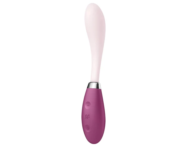 Satisfyer G-Spot Flex 3 - akkus G-pont vibrátor (pink-vörös)