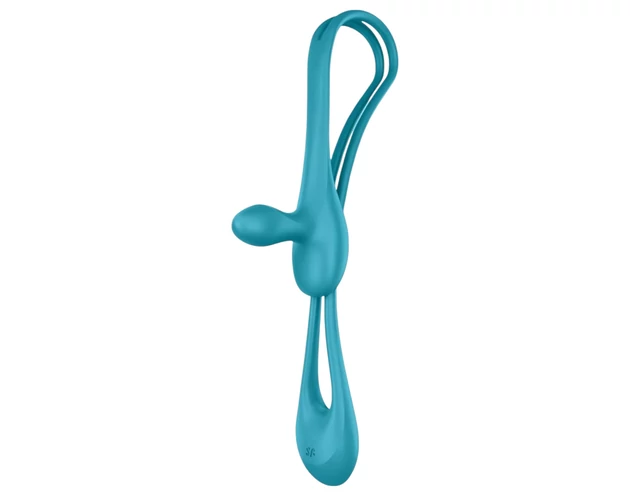 Satisfyer Plug & Play - akkus anál vibrátor és péniszgyűrű (kék)