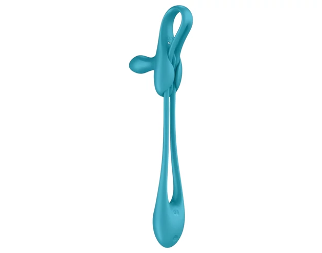 Satisfyer Plug & Play - akkus anál vibrátor és péniszgyűrű (kék)