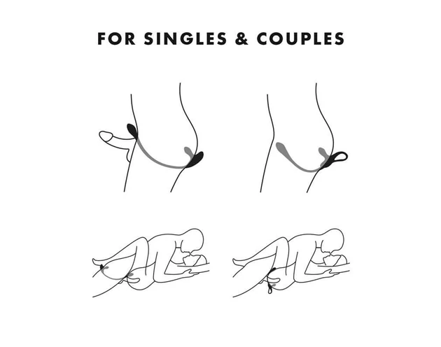 Satisfyer Plug & Play - akkus anál vibrátor és péniszgyűrű (kék)