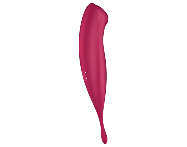 Satisfyer Twirling Pro - okos 2in1 csikló vibrátor (piros)